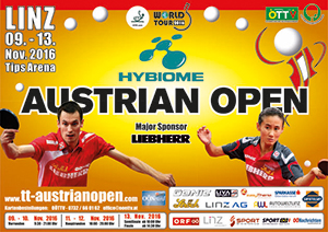 Hybiome become main sponsor of “2016 ITTF World Tour Hybiome Austrian Open”
